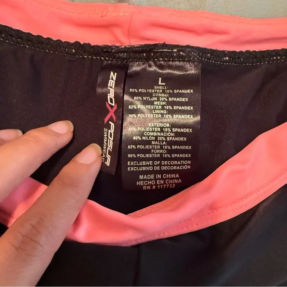 ZeroXposur Black and Pink Activewear Set vacation cruise - Picture 3 of 3